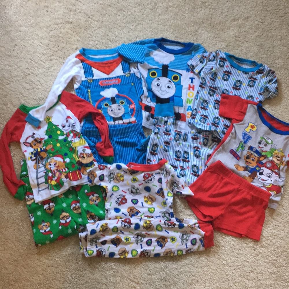 Character PJ Bundle Paw Patrol and Thomas